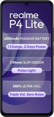 realme P4 Lite 4G Factory Unlocked Ultra-Slim 6300mAh Smartphone 64GB ROM Black
