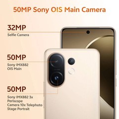vivo T4 Pro 5G (Gold 256 GB 12 GB) – Global Version. “NO TARIFFS IN USA”