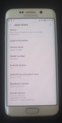 Samsung Galaxy S6 edge 32GB 3GB RAM (UNLOCKED)T-Mobile White (MOD transparent)