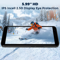 4G Cell Phone – New Android 14 Go Edition Smartphone, 6″ Display, 2GB+32GB (256G