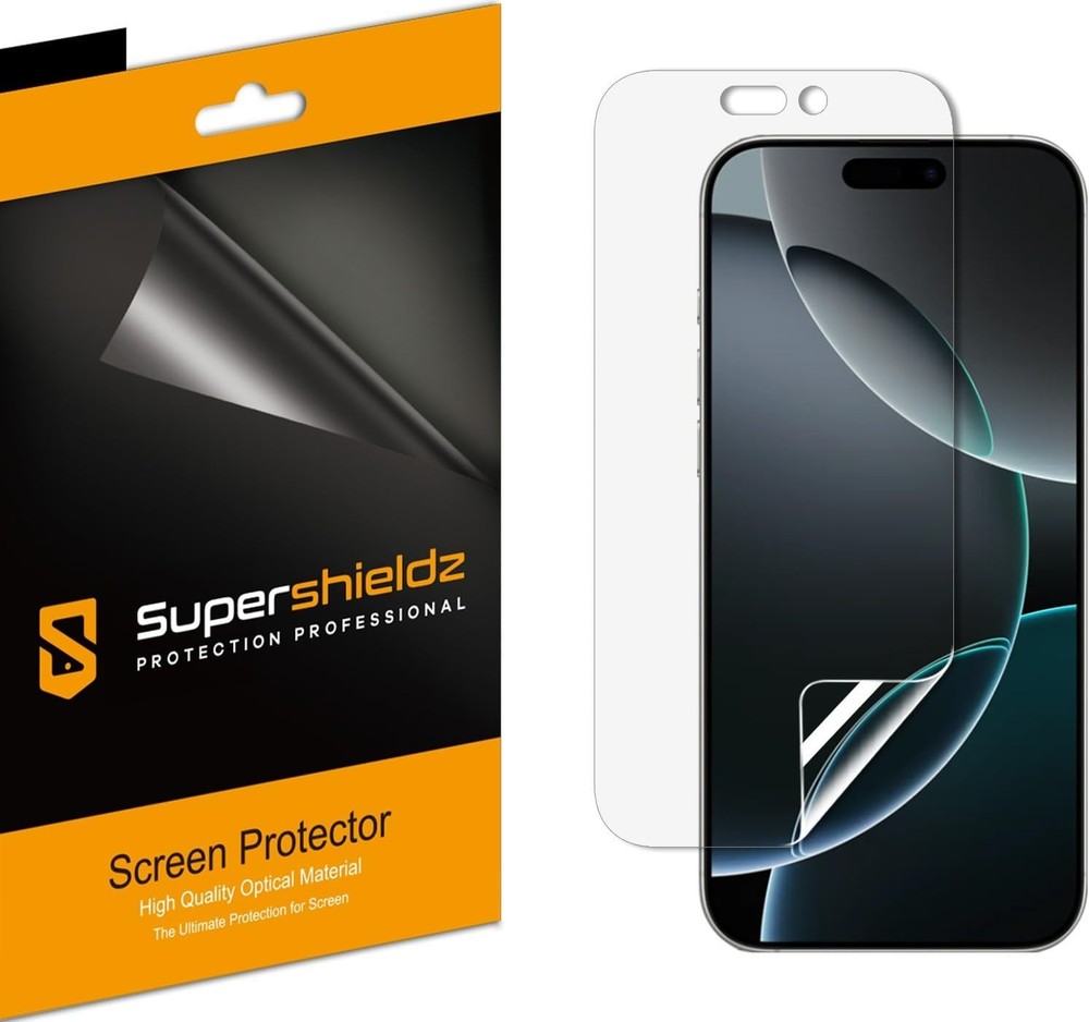 3 Pack Clear Screen Protectors for iPhone 17/17 Pro/16 Pro 6.3 Inch – High Def