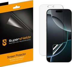 3 Pack Clear Screen Protectors for iPhone 17/17 Pro/16 Pro 6.3 Inch – High Def