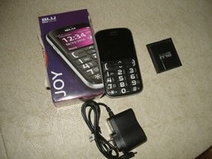 Blu Joy Bold J010 Phone Black Senior Cell