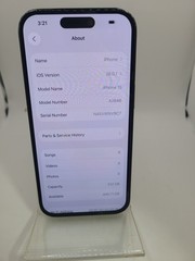 Apple iPhone 15 A2846 AT&T Carrier ONLY Midnight 512GB iOS 26.0.1