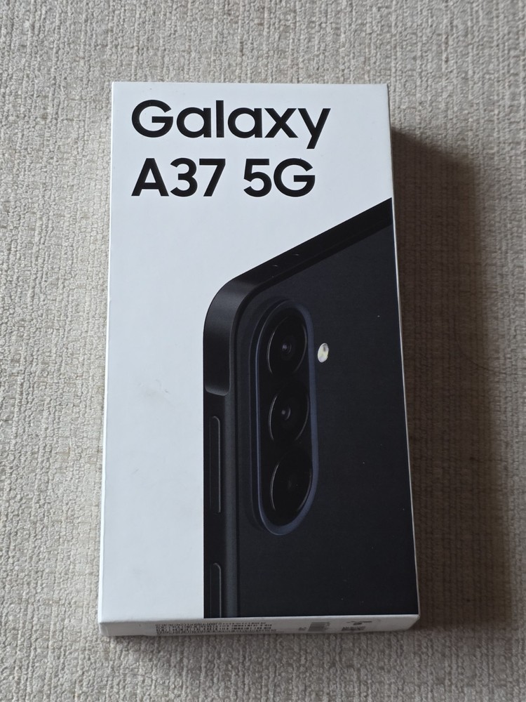 Samsung Galaxy A37 5G – 128 GB – Awesome Charcoal (Unlocked) New Sealed!