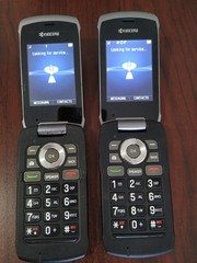 Lot of 2 Kyocera Kona S2151 Black ( Sprint ) Flip Phone