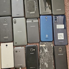 HUGE LOT Samsung iPhone Motorola Cell Phones PARTS/REPAIR ONLY Bulk Phone Bundle