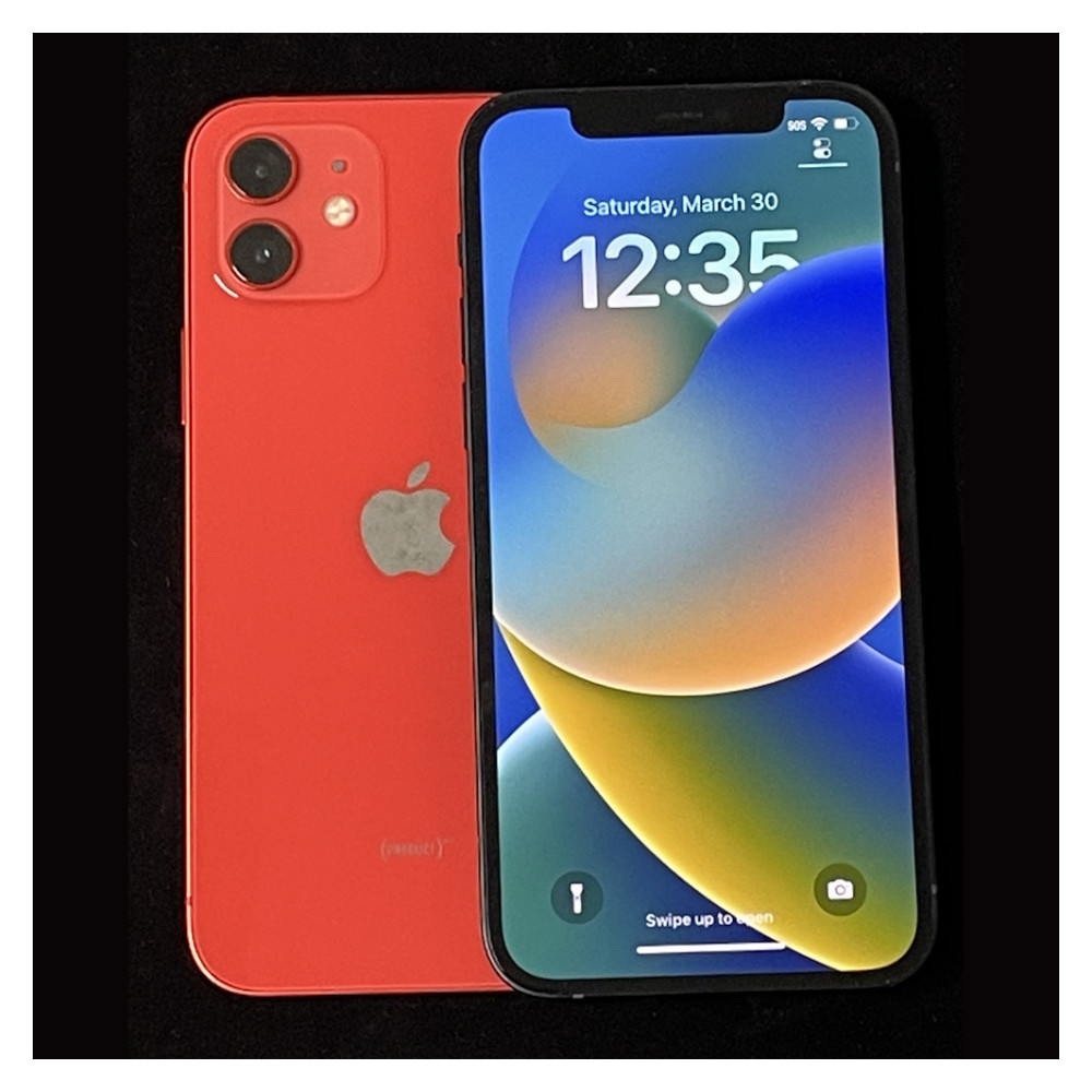 Apple iPhone 12 5G 64GB 128GB Unlocked Verizon ATT T-Mobile Pristine Red/White