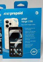 AT&T Verge 2 5G, 64GB, Ivory White At&t Prepaid Smartphone