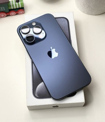 Apple iPhone 15 Pro 256GB Blue factory unlocked. Flawless – nothing changed