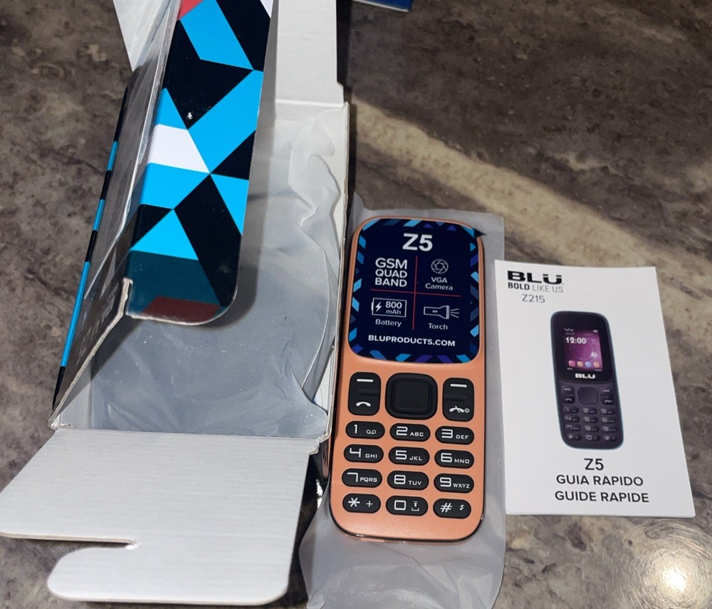 BLU Z5 Z210 1.8″ 2G Cell Phone 32MB VGA GSM Unlocked Dual SIM