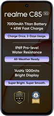 realme C85 5G ( Purple, 128.0GB 6GB RAM)Dimensity 6300 Processor Global Version