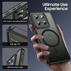 1. For Motorola Moto Edge 2025 Case Slim Thin Translucent Matte Phone Case 2.
