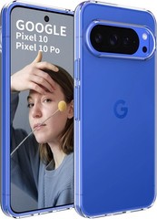 Ultra Slim Thin Flexible Clear TPU Phone Case for Pixel 10/10 Pro, Transparent