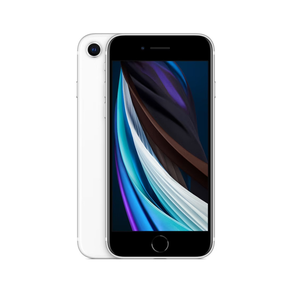 Apple iPhone SE (2020) – 64 GB – White (TracFone)