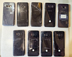 Lot of 9 Samsung Smartphones – Galaxy S8, S9 & S10e –For Parts or Repair “Read!!