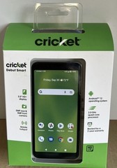 NEW SEALED Cricket Wireless Debut 32GB 5.5 HD Prepaid Green Frost Smartphone
