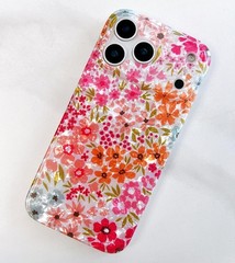 Case for iPhone 17 Pro Max 6.9″ – Sparkle Bling Floral Design Scratch-Resistant