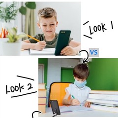 Phone Kickstand, Cellphone Stand, Angle Adjustable, Black