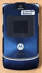 Motorola RAZR V3a – Blue ( Alltel ) CDMA Flip Phone – Very Rare Color / Extended