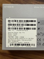Nothing Phone 3a Pro Unlocked, 256GB
