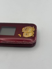 Docomo F-10A RED Fujitsu Foma Japanese Flip Phone Garakei Keitai Mobile Phone