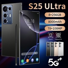 New S25 Ultra Factory Unlocked 7.3″ 8000mAh Smartphone 5G Android 14 RAM 8+256GB