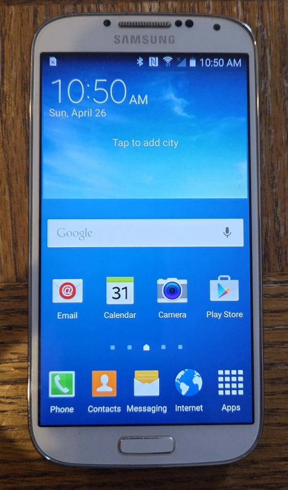 Samsung Galaxy S4 – 16 GB – White Frost (Verizon)