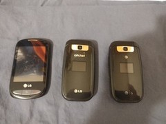 LG True B460 Black Flip Phone (Cricket) B470 (At&T) Lg800g (TracFone)