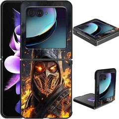 Motorola Razr Plus 2024 Case – Slim, Lightweight Hard PC Flip Cover with Fire Wa