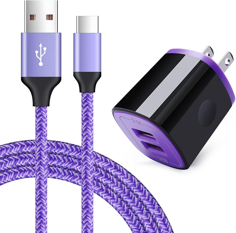 6ft Cable USB-C Wall Charger for Samsung Galaxy S26 S25 – Fast Charging