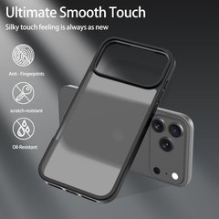 for iPhone 17 Pro Matte Phone Case, Shockproof Lightweight Anti-Fingerprint Cove