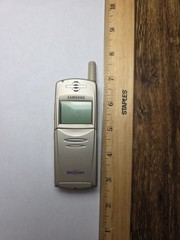 Samsung SGH-N105 – Gold and Gray ( VoiceStream ) Very Rare GSM Phone – Untested
