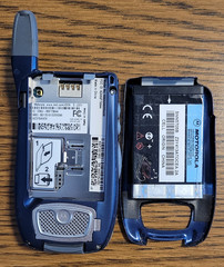 Motorola i760 – Blue and Silver ( Nextel ) Rare iDEN Flip Phone w/ 3 Games