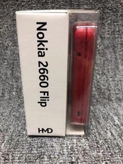 Nokia2660 Flip-128 MB-Unlocked Bluetooth Large keypad flip phone 95% condition