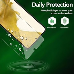 2 Pack Samsung Galaxy S22 / SM-G901u Screen Protector, Tempered-Glass, HD Clear