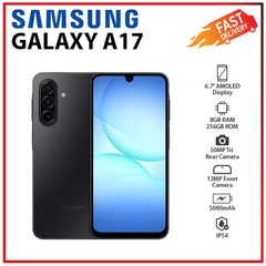 Samsung Galaxy A17 4G 8GB+256GB BLACK Dual SIM Unlocked Android Cell Phone