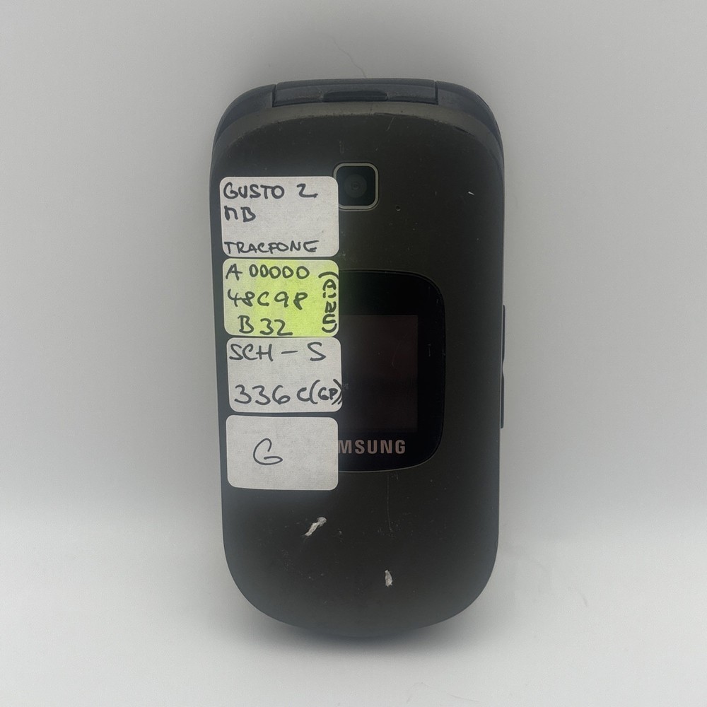 Samsung Gusto 2 SCH-S336C Gray Flip Phone (Tracfone) TESTED