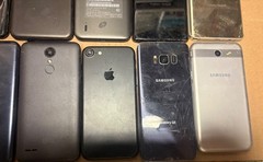 Lot Of 22 Smartphones Unknown Carriers Various Brands Samsung Apple IPhone AS IS