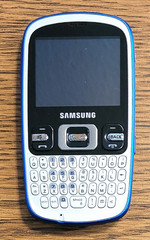 Samsung Freeform SCH-R350 – White & Blue (CDMA) Cellular Phone – Very Rare Color