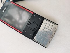Nokia X3-00 Black on Red Unlocked X3-00 Slider GSM Cellphone