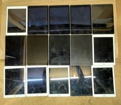 Lot of 15 Apple iPads For Parts Repair Mixed Models | NO POWER | ICLOCK