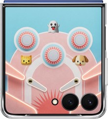 Samsung Galaxy Z Flip7 Flipsuit Phone Case with Interchangeable Card and LED Lig