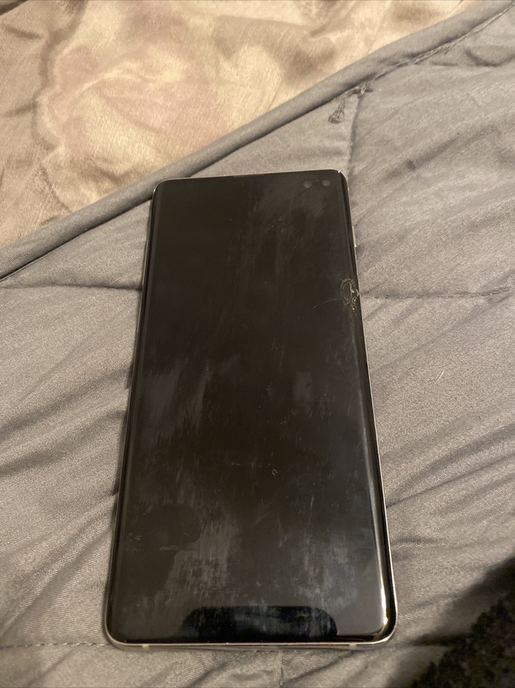 Samsung Galaxy S10+ SM-G975U – 128GB – Prism Blue (Unlocked) (Single SIM)
