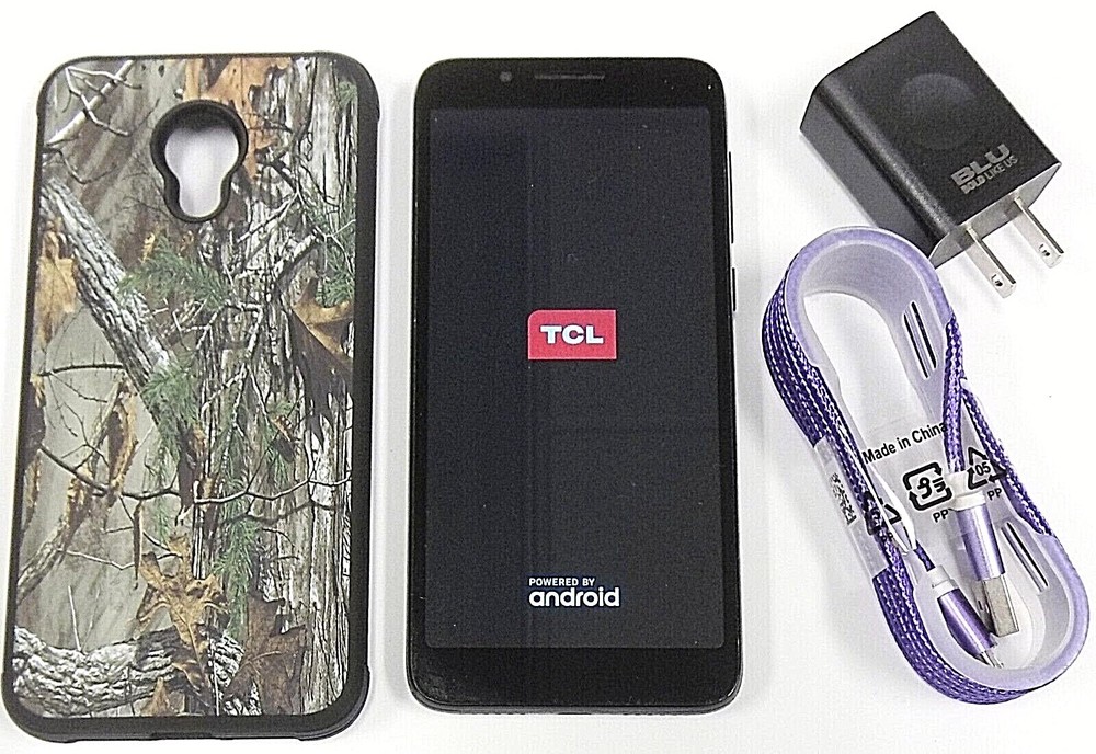 Alcatel TCL LX A502DL – Black ( TracFone ) 4G LTE Android Smartphone – Bundled