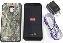 Alcatel TCL LX A502DL – Black ( TracFone ) 4G LTE Android Smartphone – Bundled