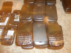 (LOT OF 136) Blackberry Bold Curve Cell Phones