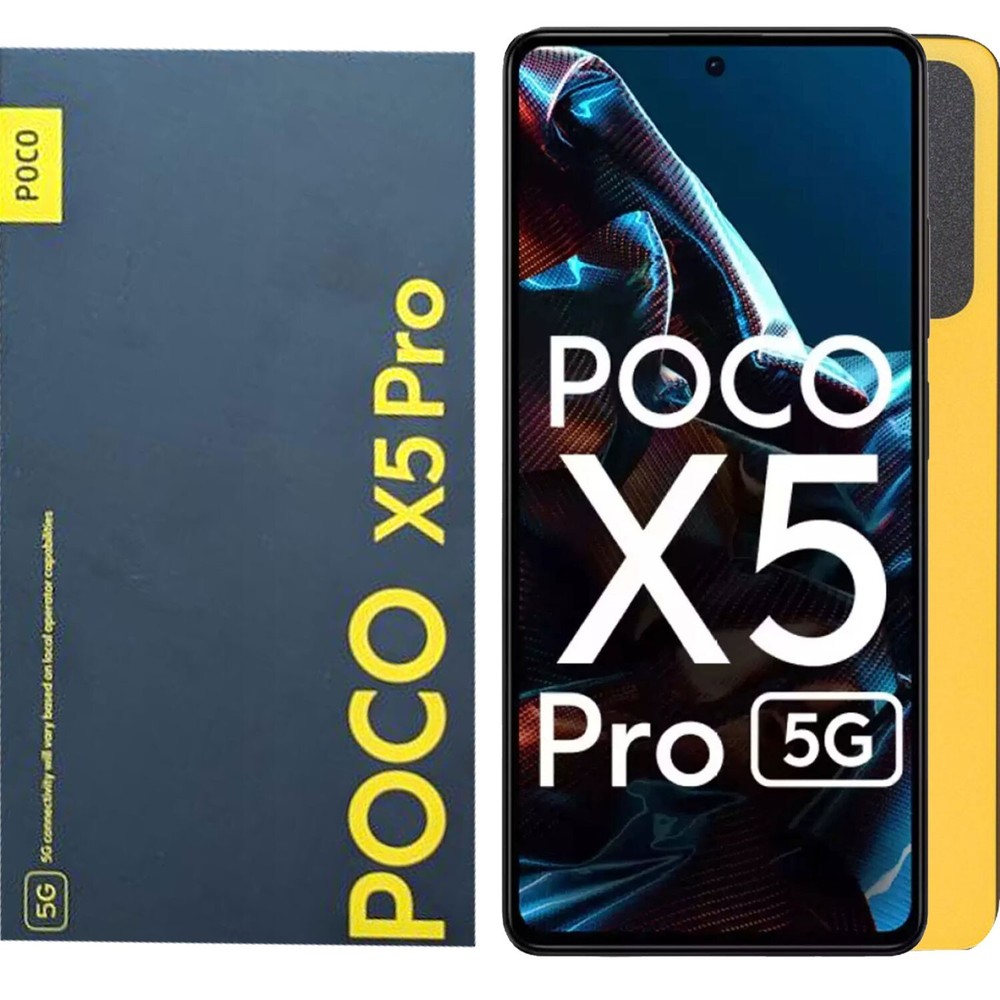 Xiaomi Poco X5 Pro 5G Yellow 256GB + 8GB Dual-Sim Factory Unlocked GSM NEW