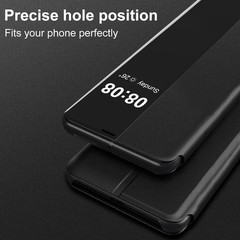 For Samsung Galaxy S26 Ultra Case Flip Leather Cover Clear S-View Smart Window