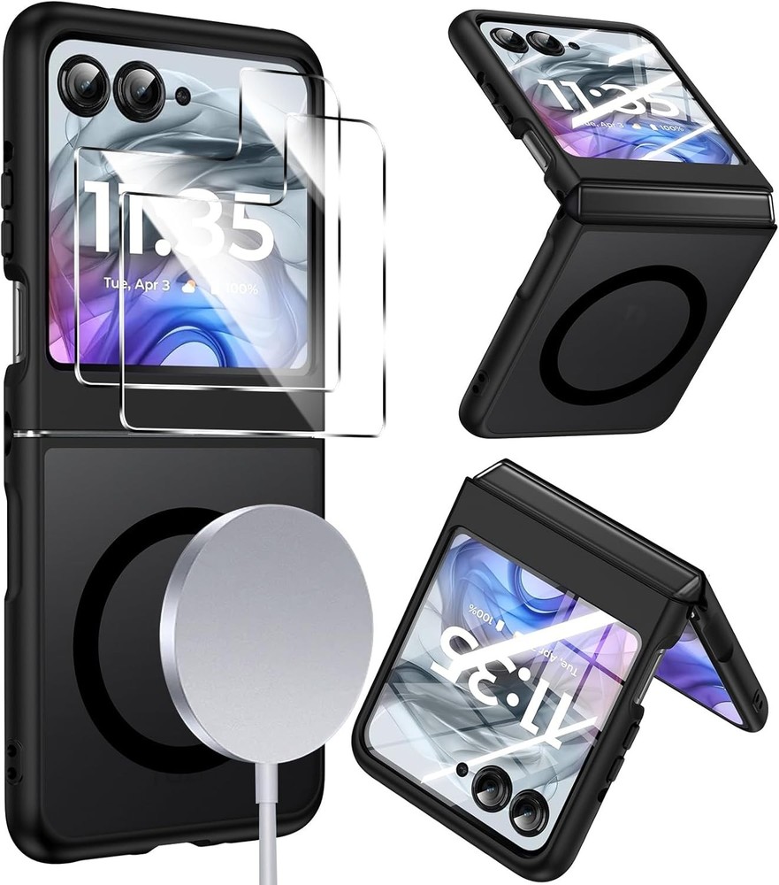 Motorola Razr 2025 Case with 2 X Screen Protector Integrated Funda para Razor 20